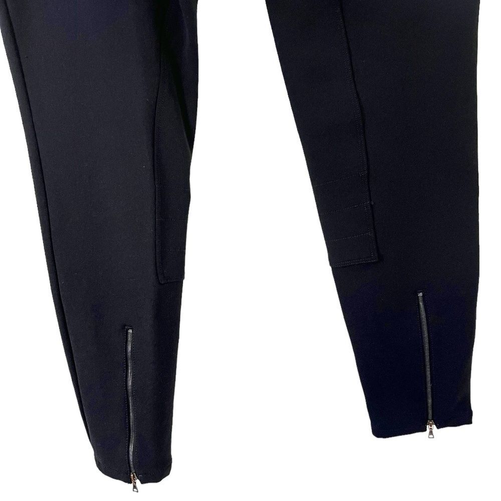 Prada Equestrian Jodhpur Zip Ankle Riding Pants In Black Size 46/10 - Picture 12 of 16
